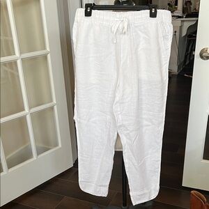 Notdstrom Caslon Capri Linen Pants